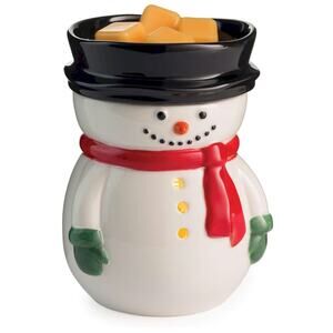 Snowman Christmas Wax Melt Warmer, Electric Plug-In Winter Candle Warmer